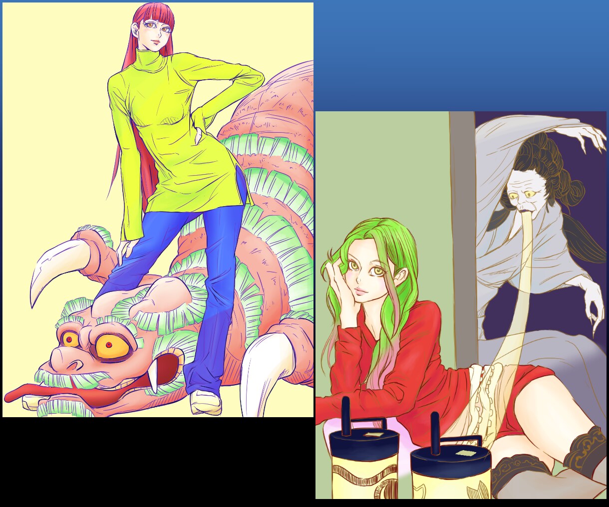 世界観と美しい線で勝負　目を引くイラスト描きます 漫画家アシスタント歴8年　高品質のオーダーイラスト イメージ5