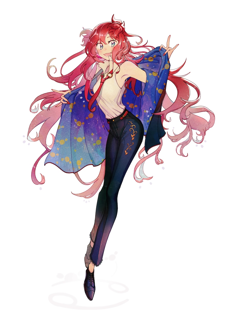 爽やかでキラキラしたイラストお描きします ～全身絵 /1枚絵/サムネ/商用/背景のみ・人外可～ イメージ2