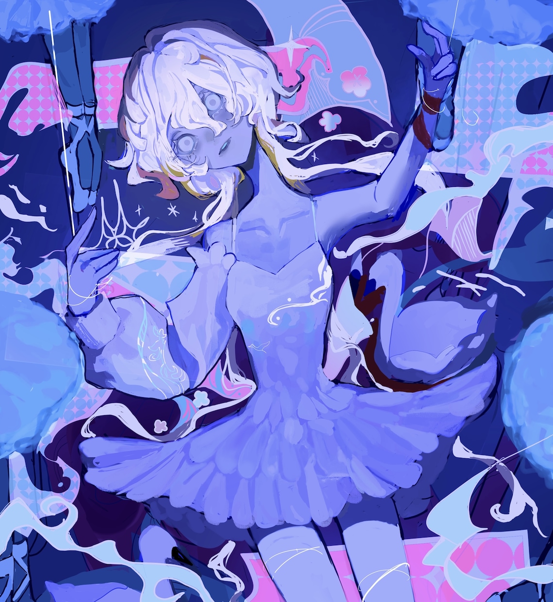 厚塗りで仄暗さのある可愛らしいイラストを描きます 仄暗くて可愛いイラストをお求めの方へ　サムネイル、一枚絵など イメージ9