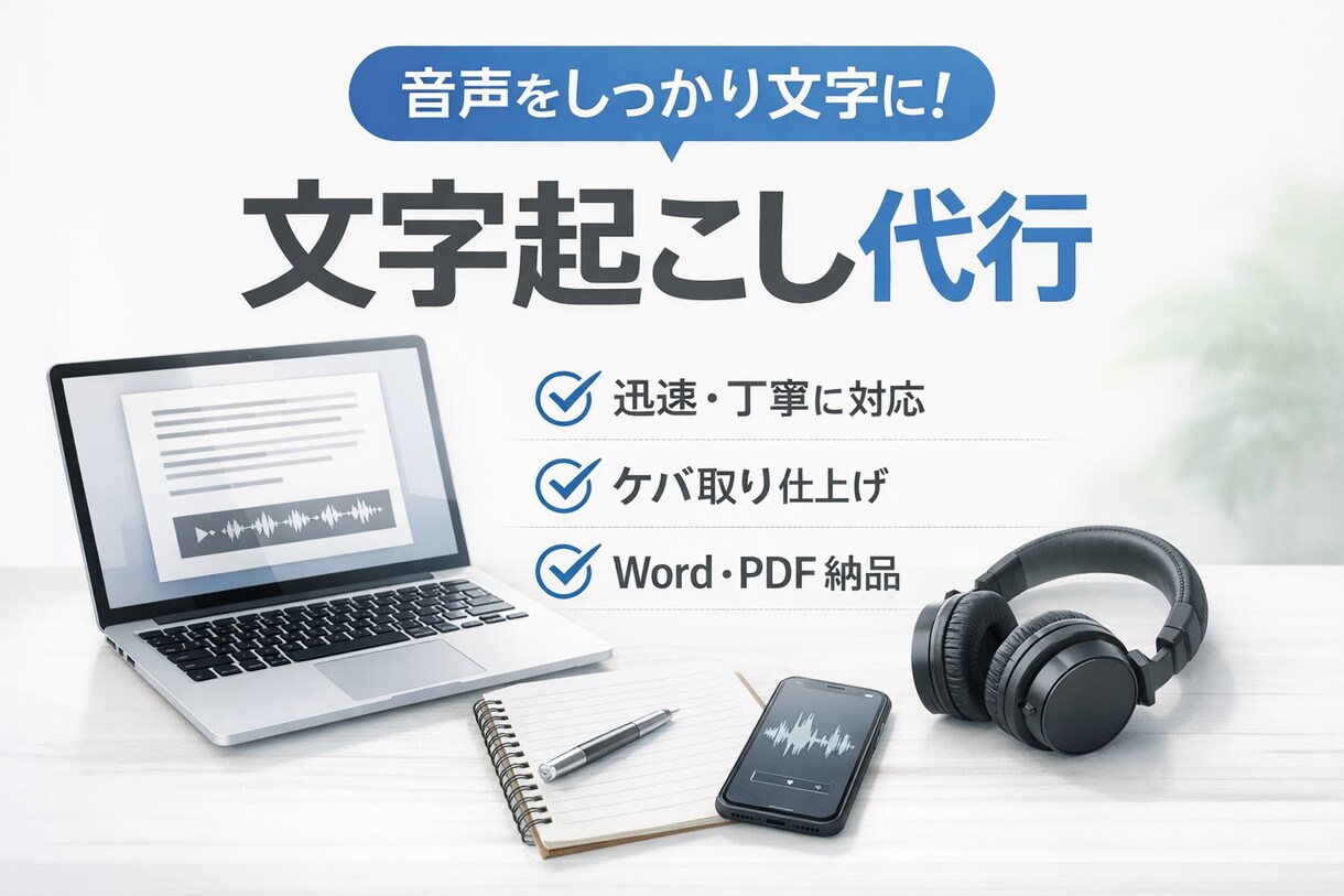 一分 50円〜!スピーディー対応します 速さと丁寧さで、あなたの作業時間をぐっと短縮! イメージ1