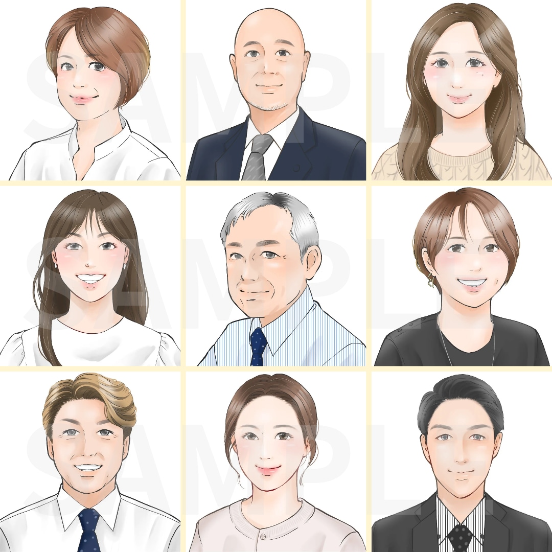 好印象☆シンプルでかっこいいアイコン描きます ビジネスや副業用のSNS,ブログのプロフィール画像などに イメージ10