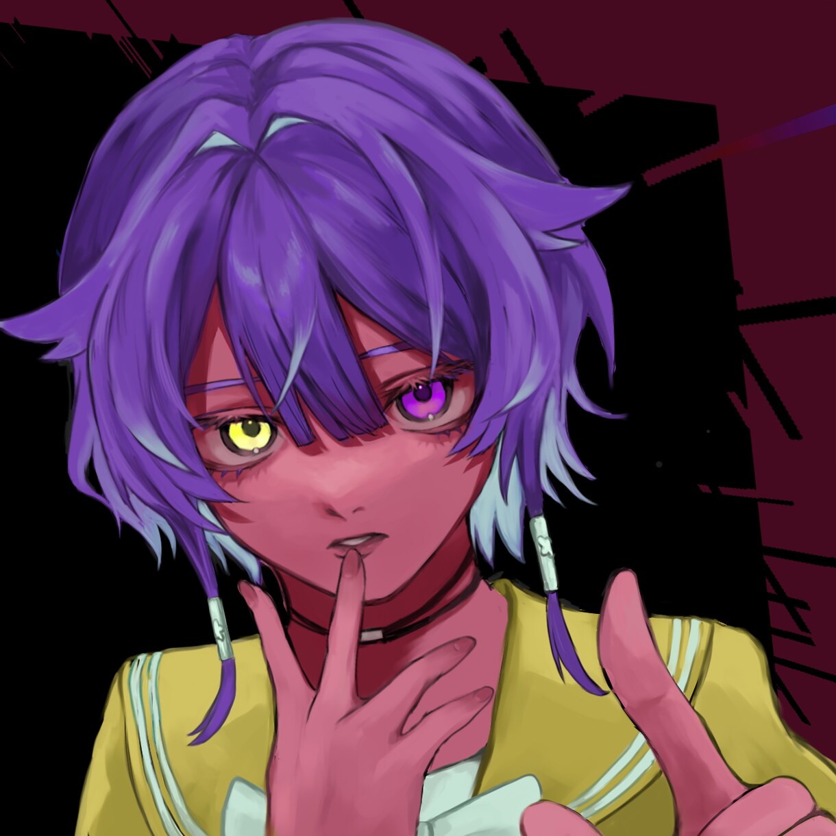 修正何度でも◎厚塗りでお好みのアイコンお描きます 目元が印象的なイラストが得意です！ イメージ1