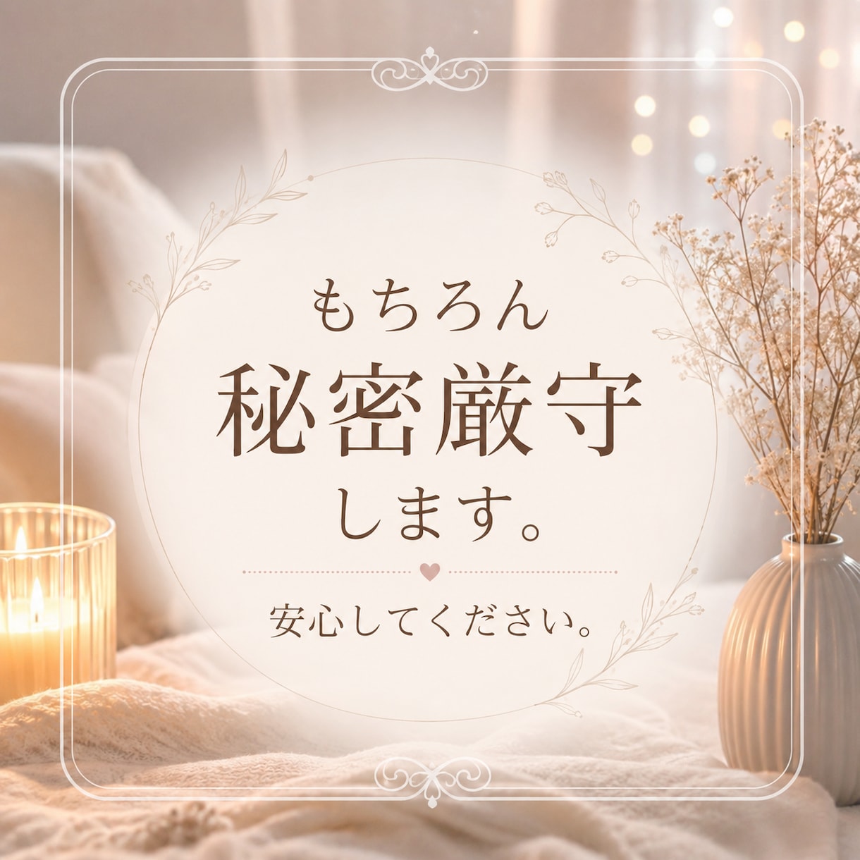 不安・パニック等のお悩み、味方でいます 味方です。言葉にならない気持ちで大丈夫。安心して話せる場所 イメージ2
