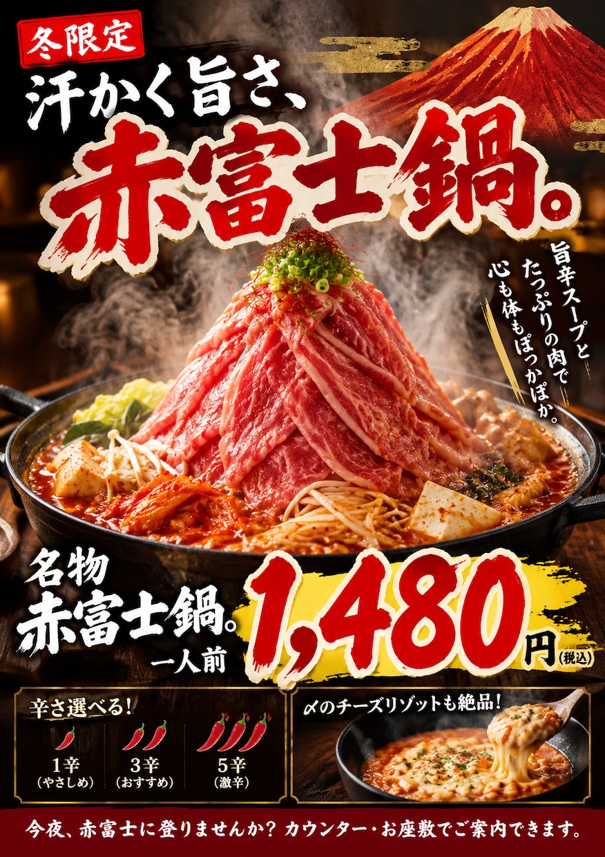 飲食店の販促POPを作成します 見た瞬間に食べたくなる販促POPを制作します イメージ1
