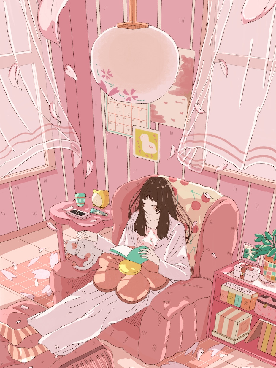 あなたの好きな世界観、日常を一枚のイラストにします 淡くおしゃれな世界観の一枚絵をお届け致します✨ イメージ8