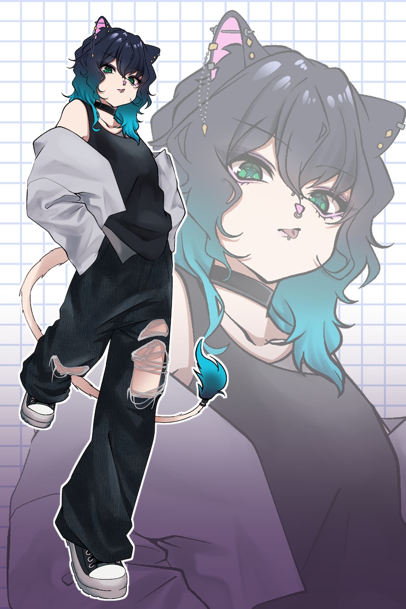 商業利用込み❗️全身イラスト(立ち絵)制作します IRIAM立ち絵◯TRPG◯商業利用◯キャラクターデザイン◯ イメージ9