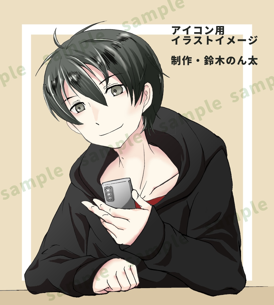 商用利用可★SNS用アイコン用イラストを描きます あなた自身のキャラクターに合ったアイコン用イラストを描きます イメージ3