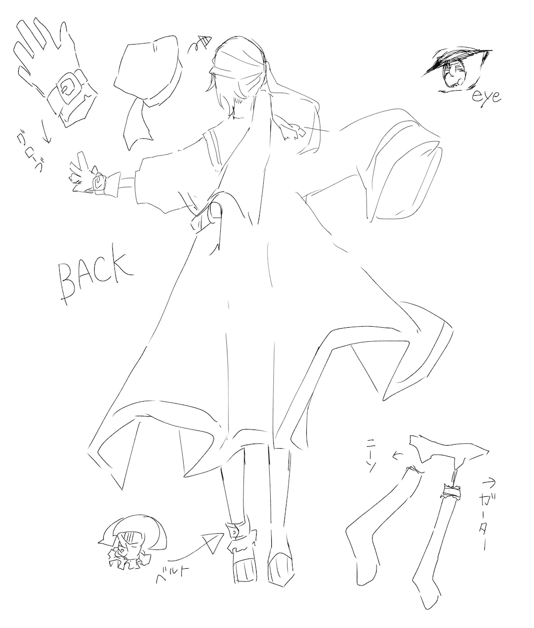 ジャンルをかけあわせたキャラデザを描きます 好きなもの同士をかけあわせます！ イメージ2