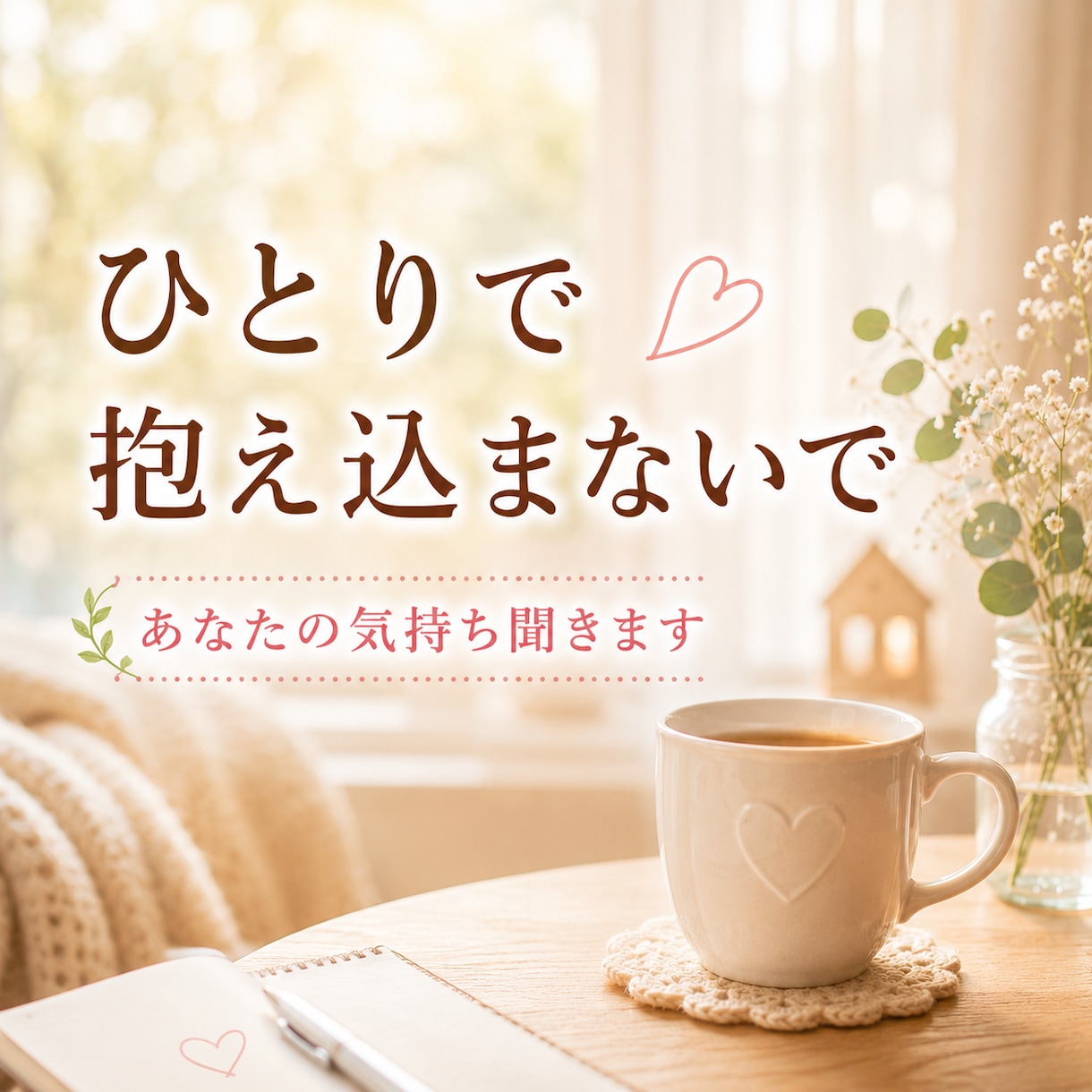 管理職だから弱音を吐けない…その気持ち聞きます 話して心を軽くし、明日への活力につなげましょう イメージ1
