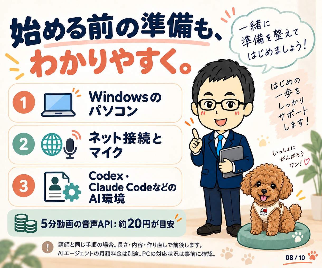 Codex／Claude Code動画制作教えます AI漫画動画・動画編集を初心者から学ぶ90分個別レッスン イメージ8