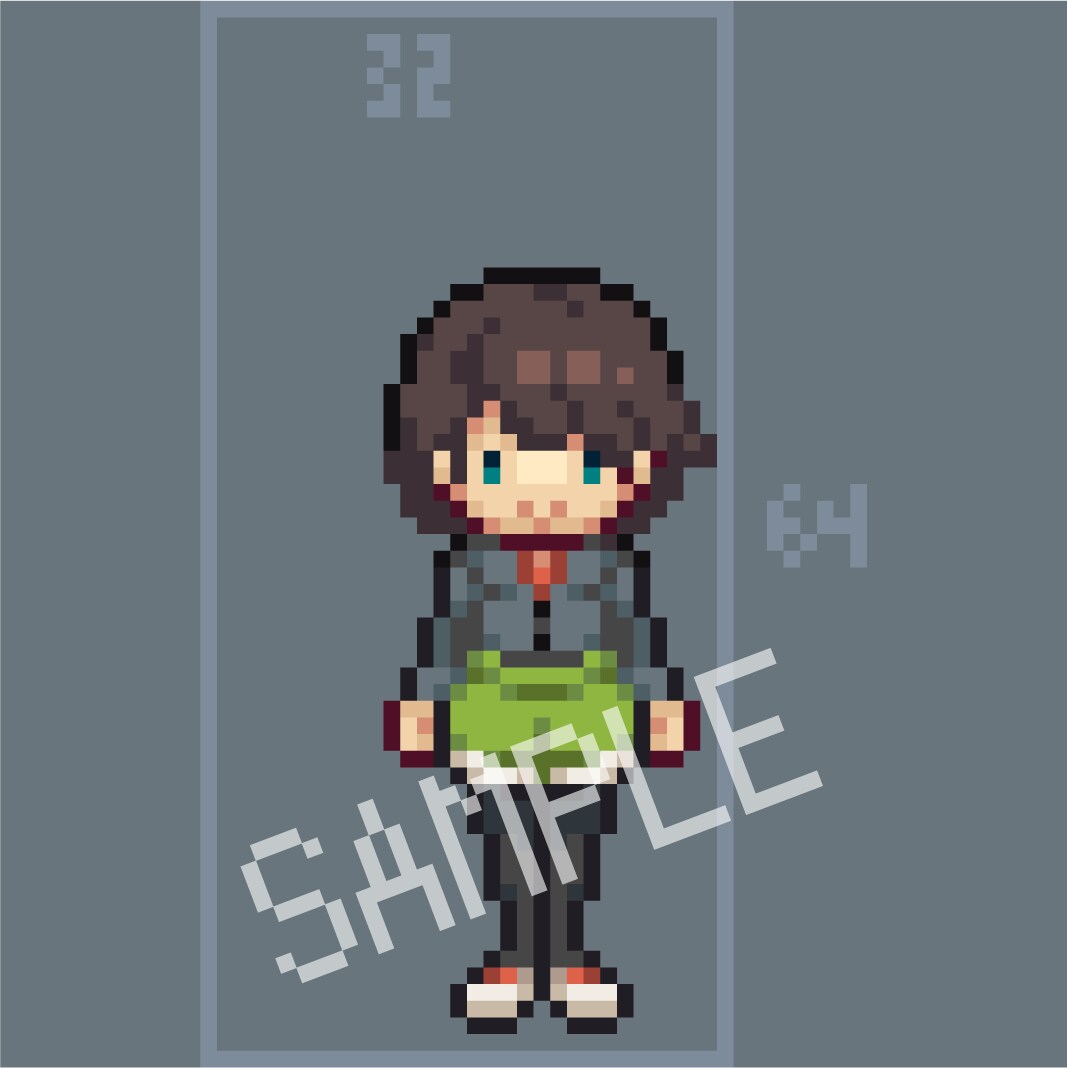 ドットで立ち絵イラスト（小）作成します 懐かしさのあるドット絵アイコン，いかがですか． イメージ5