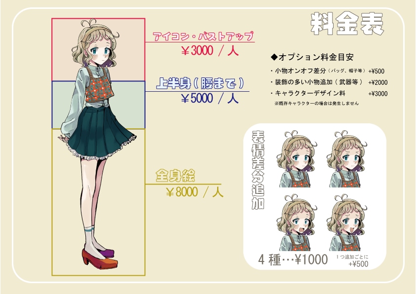 人物イラスト制作します アイコン・ヘッダー・立ち絵まで何でもご依頼ください イメージ2