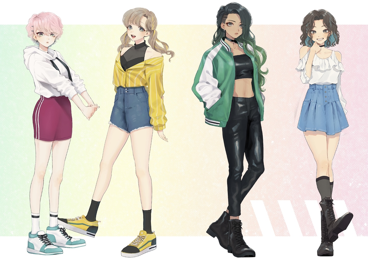 イラストやLive2Dモデルイラストなど対応します かわいい、かっこいい、おじさん！なんでもお申し付けください！ イメージ9