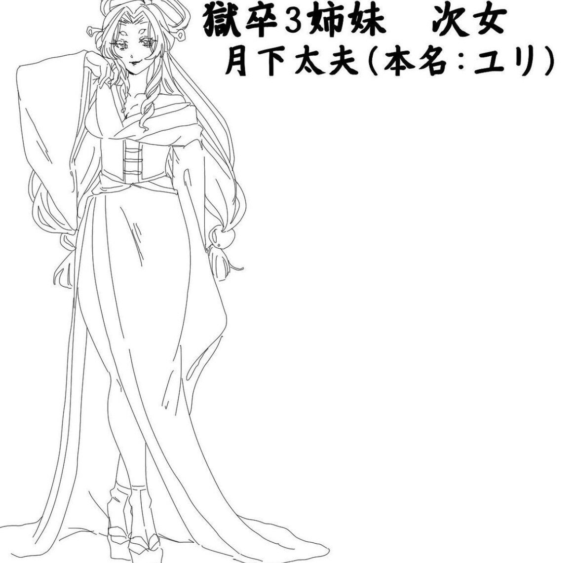 オリジナルのキャラクターの設定画を制作します オリジナルキャラクターの細かい設定画 イメージ3