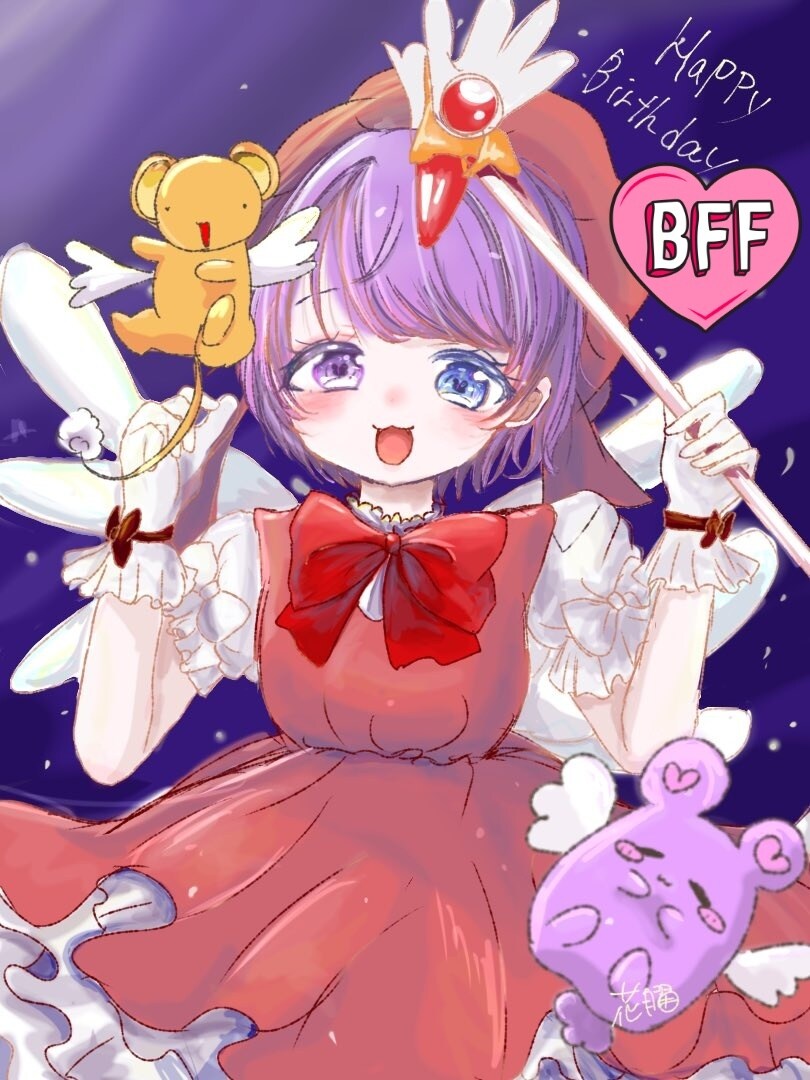 ふわふわかわいいイラスト描きます 柔らかい雰囲気の女の子やかあいい衣装描くのが好き イメージ1