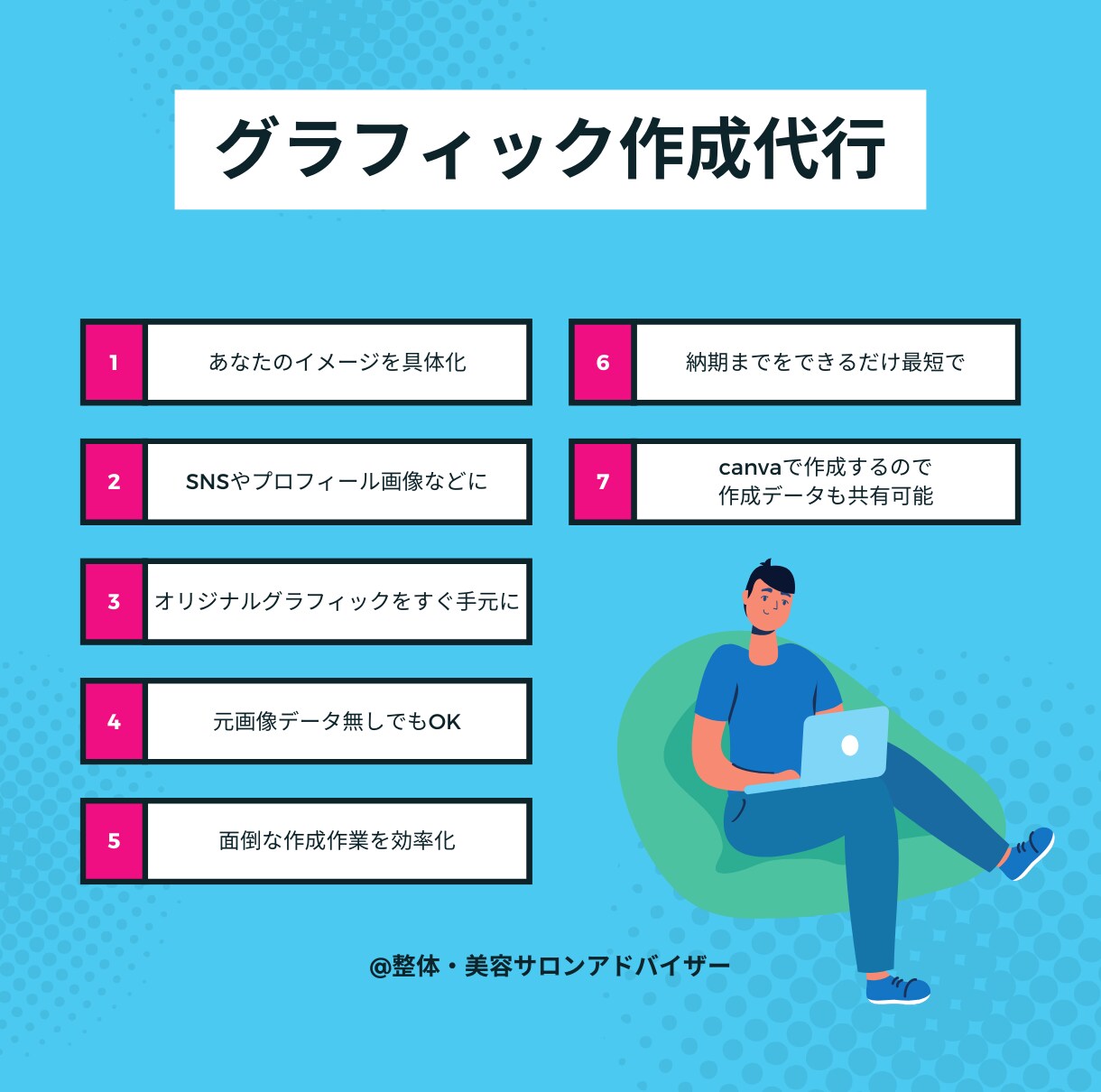 初回♪セール中！6000円で画像作成いたします 画像以外にも簡単なリール動画の作成なども任せください♪ イメージ1