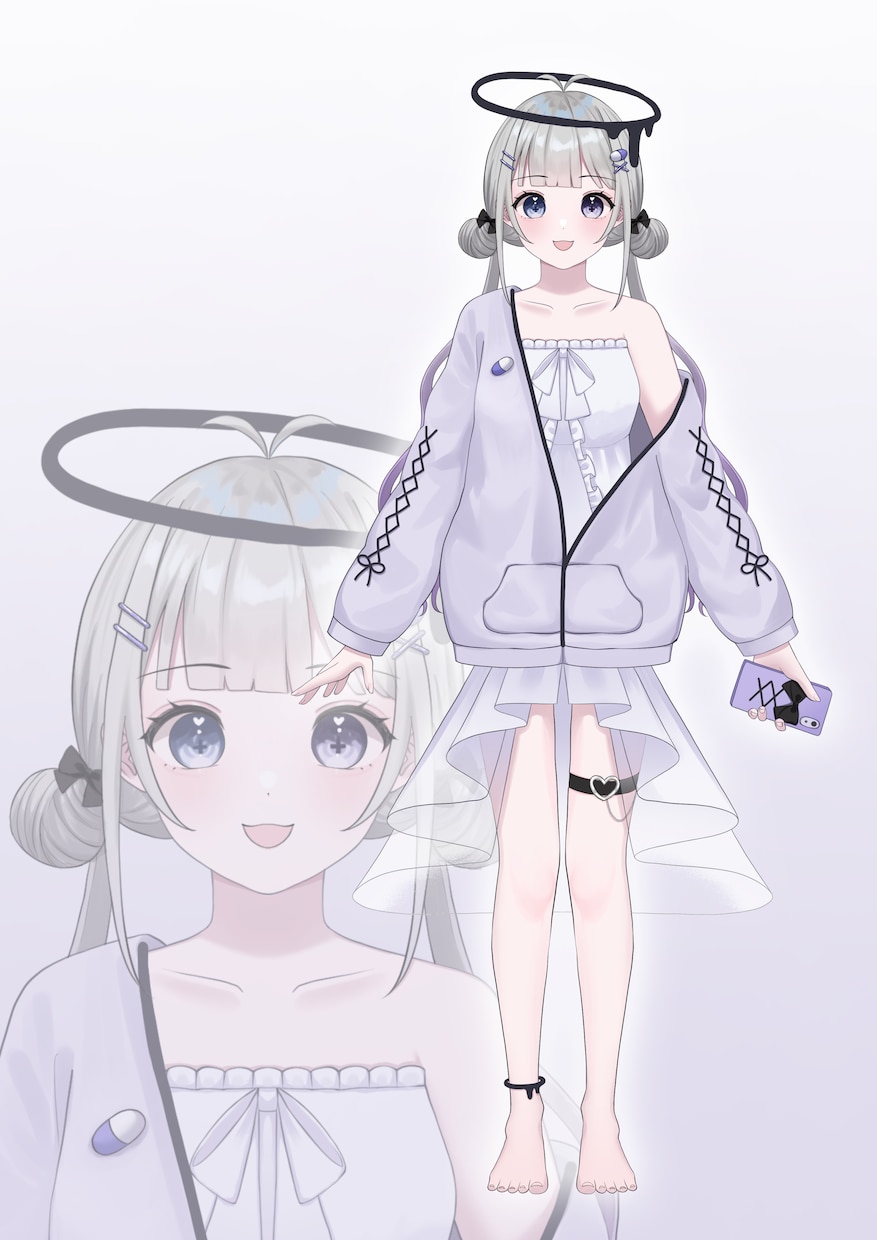 かわいいキャラクターの立ち絵描きます 優しい、キラキラした雰囲気の立ち絵をお求めの方はぜひ！ イメージ2