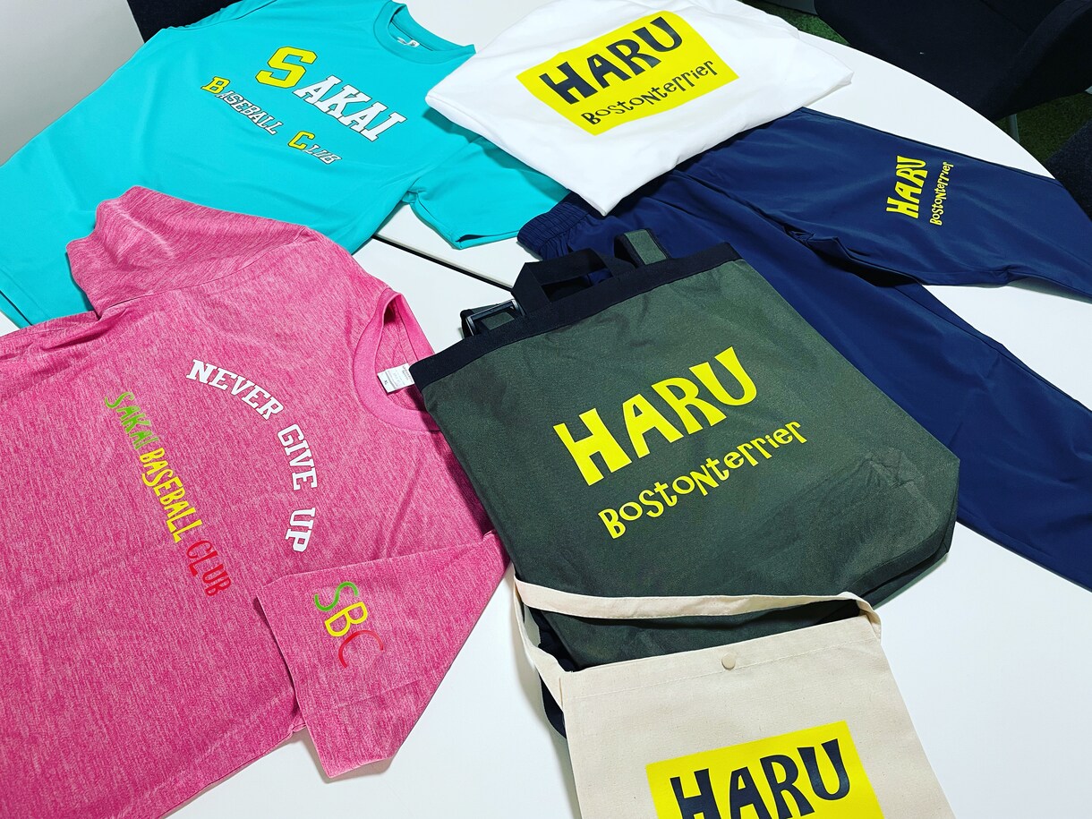 オリジナルTシャツプリントします オリジナルTシャツを1着からプリントします イメージ3