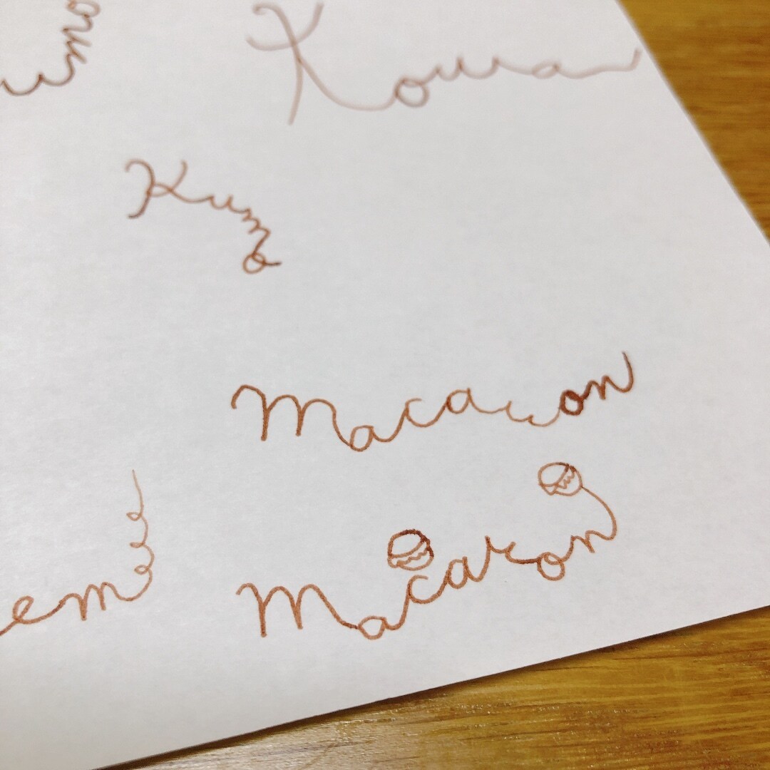 大切な方へのカード表紙をカリグラフィー で書きます 誕生日・記念日に贈るカードをカリグラフィー でデザイン。 イメージ4
