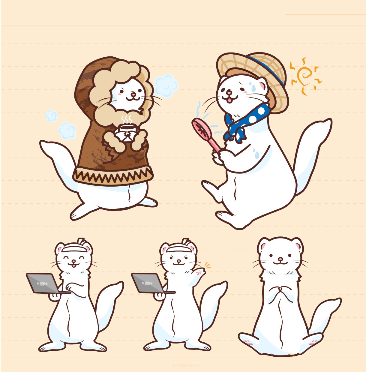 可愛い！ポップ！オリジナルキャラクター作成します 会社やサービスのイメージを最大限に引き出すキャラクターを！ イメージ6
