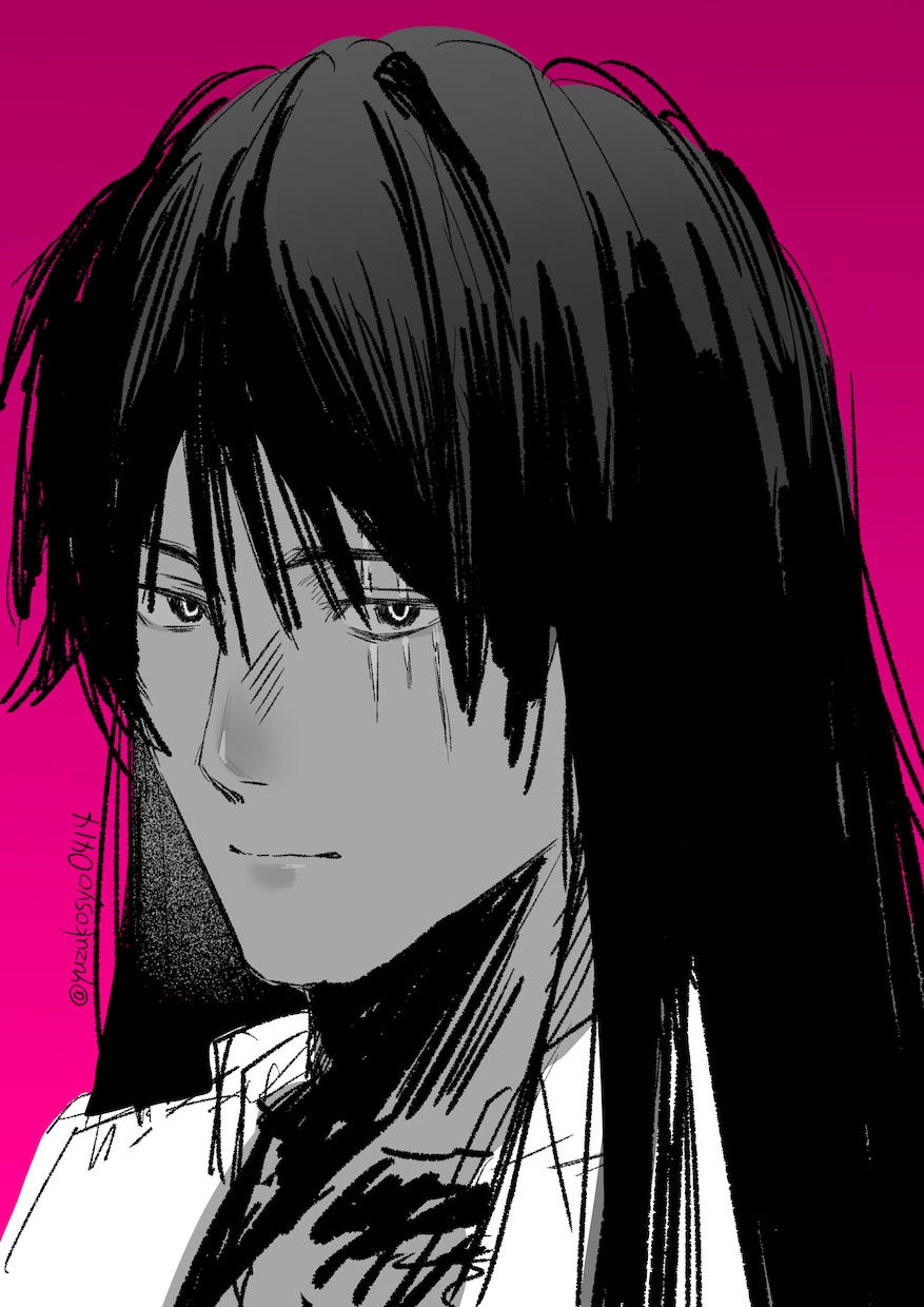 モノクロ・淡色でイラストをお描きします。ます 全身・上半身OK！シンプルな塗りで制作します。 イメージ1