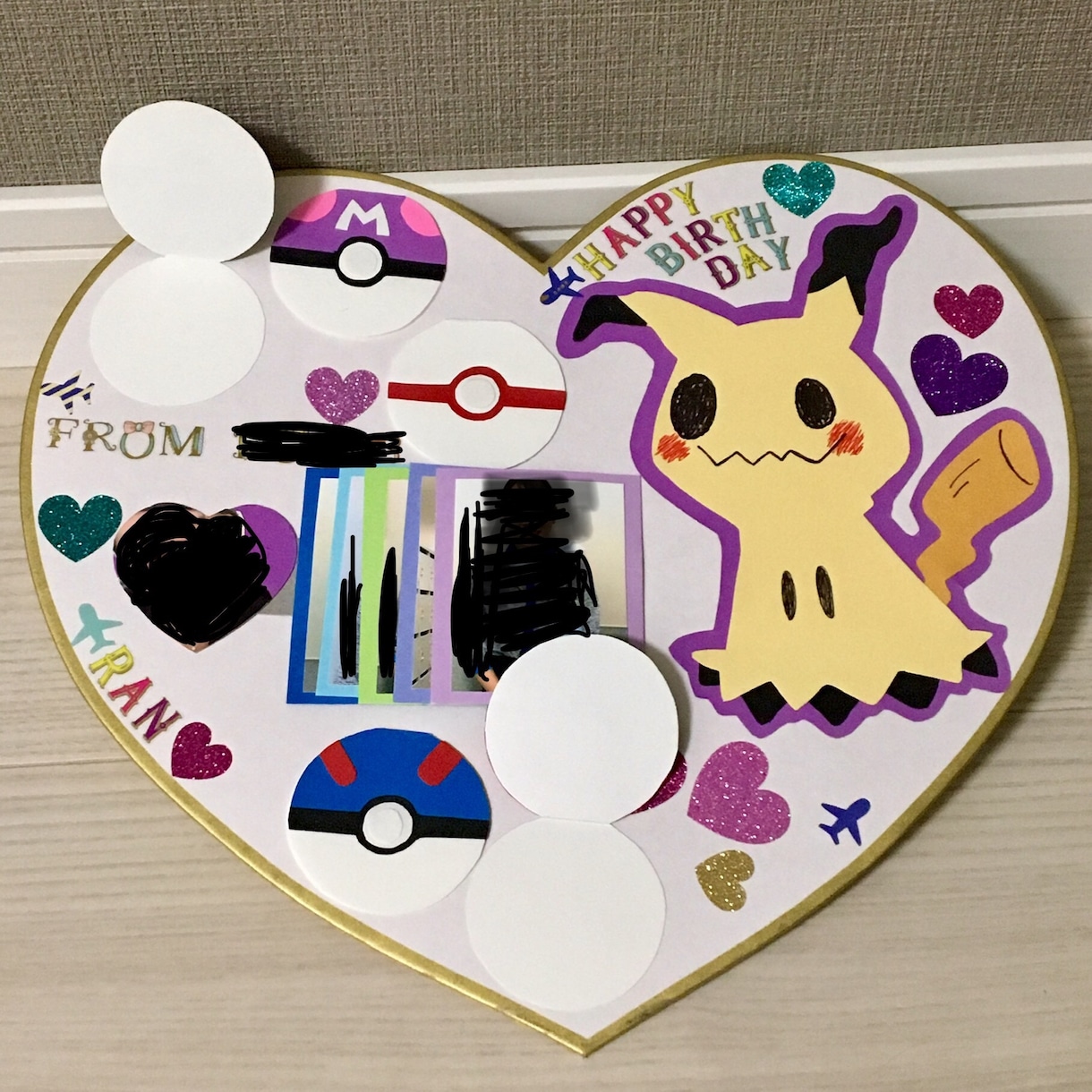 誕生日や特別な日に❁色紙・アルバム作成します プレゼントのお供にオリジナルの色紙作ります❁ イメージ2