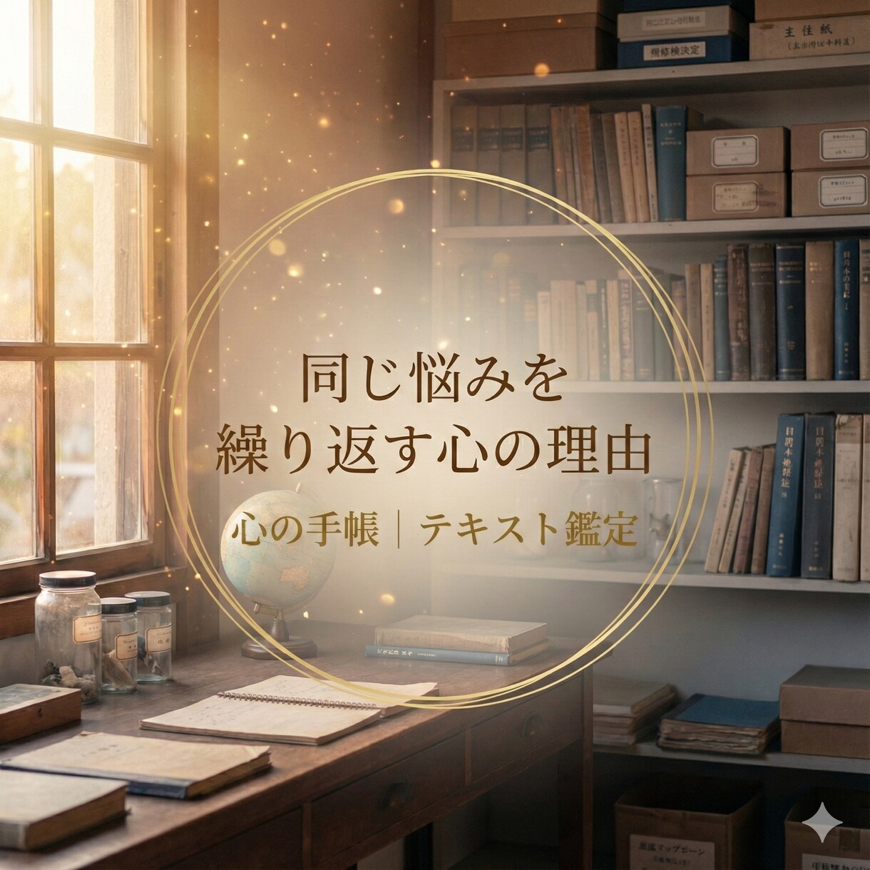 同じ悩みを繰り返す理由を整理します 今の心の動きと向き合い、扱い方を整える鑑定 イメージ1