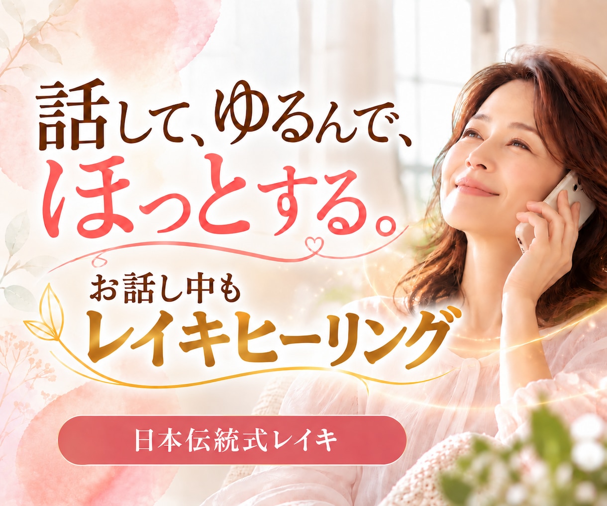 レイキヒーリングを送りながら✨お話をお聴きします 話していても沈黙でもOK♪お悩み、愚痴、怒り、不安、雑談も♡ イメージ1