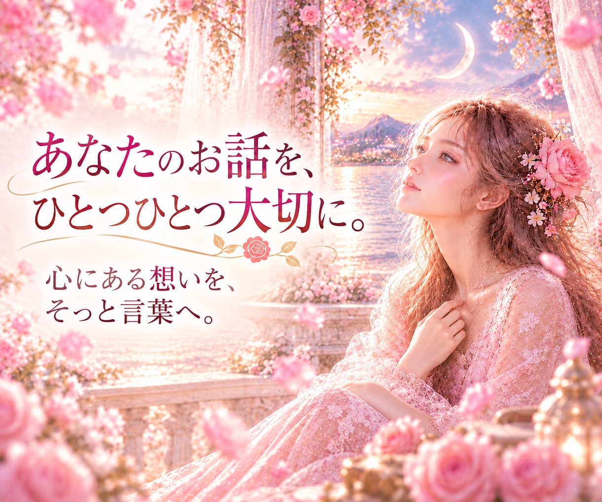 今のお気持ちをやさしくお聴きします 少しだけ話したいときも、あなたのお話をそのまま受けとめます イメージ5