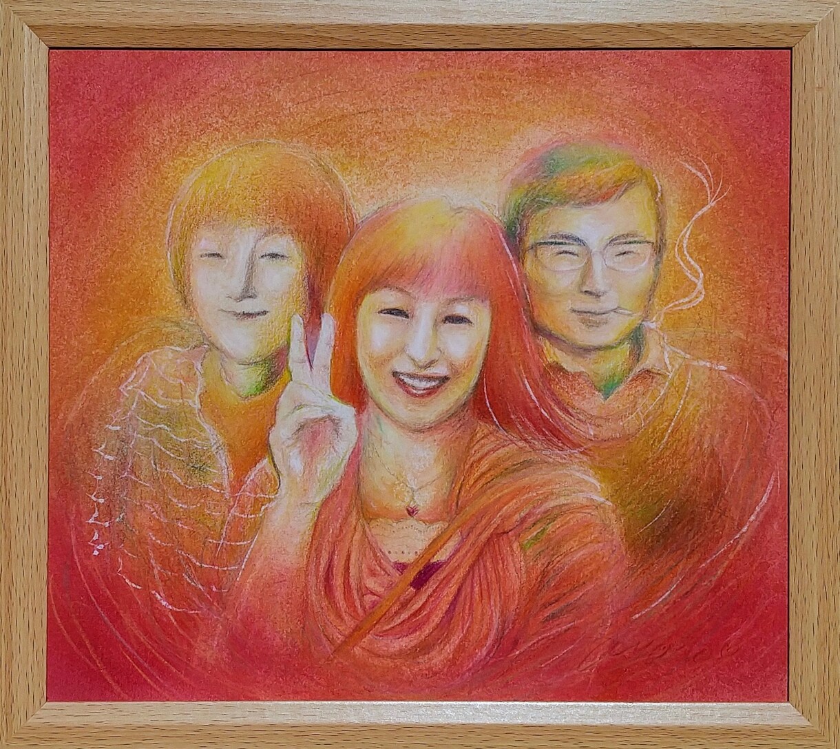 チャネリング似顔絵 魂にコミットした似顔絵描きます 波動上昇サポート似顔絵*色紙orキャンバスで飾れる水彩画 イメージ7