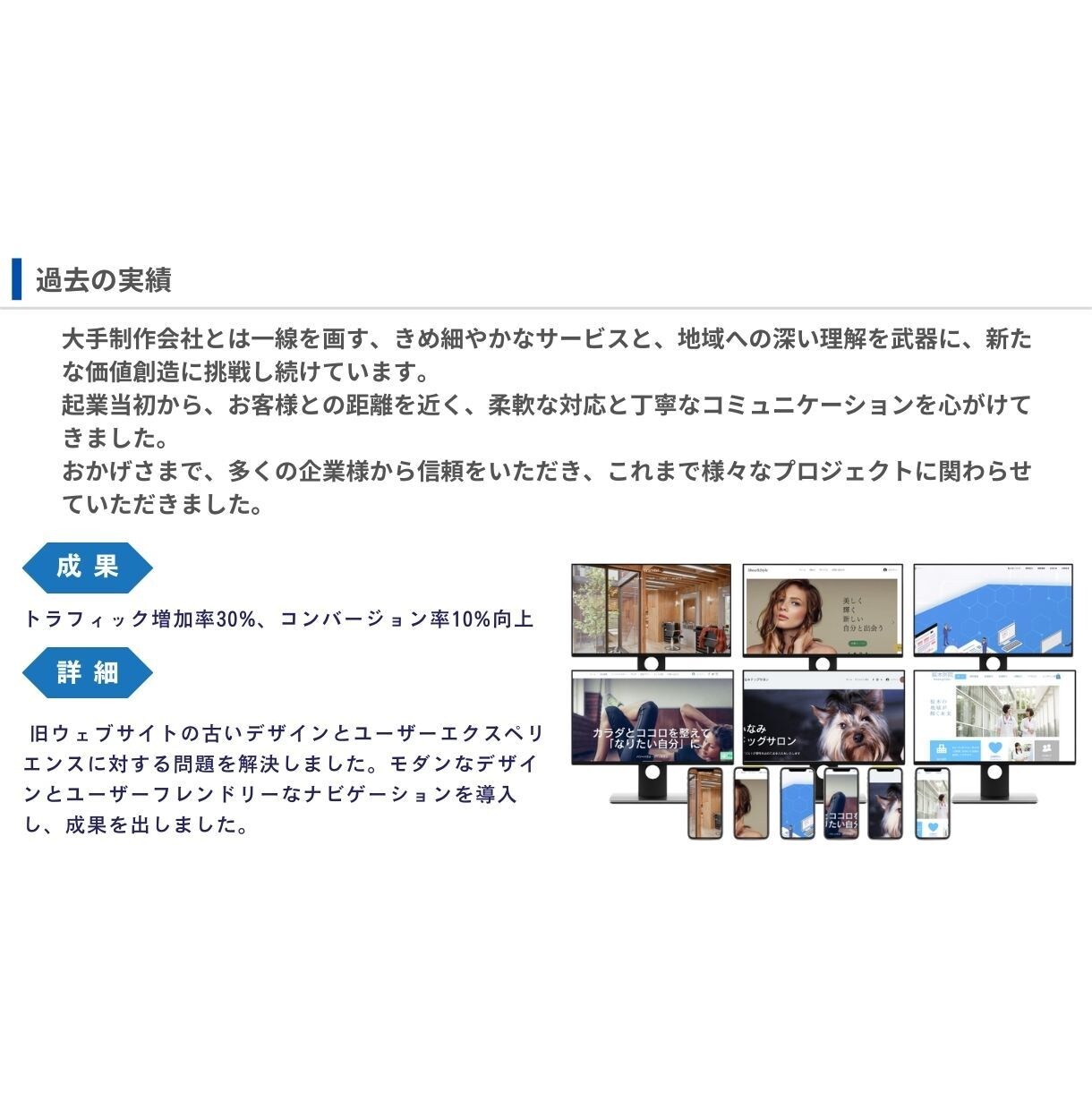 結果に繋げる集客できるWEB制作をします サイト制作からの保守管理までしっかり安心サポート！ イメージ8