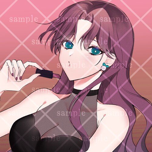 SNSアイコンのイラスト描きます 様々な絵柄やデフォルメ対応可能！背景透過付き イメージ5