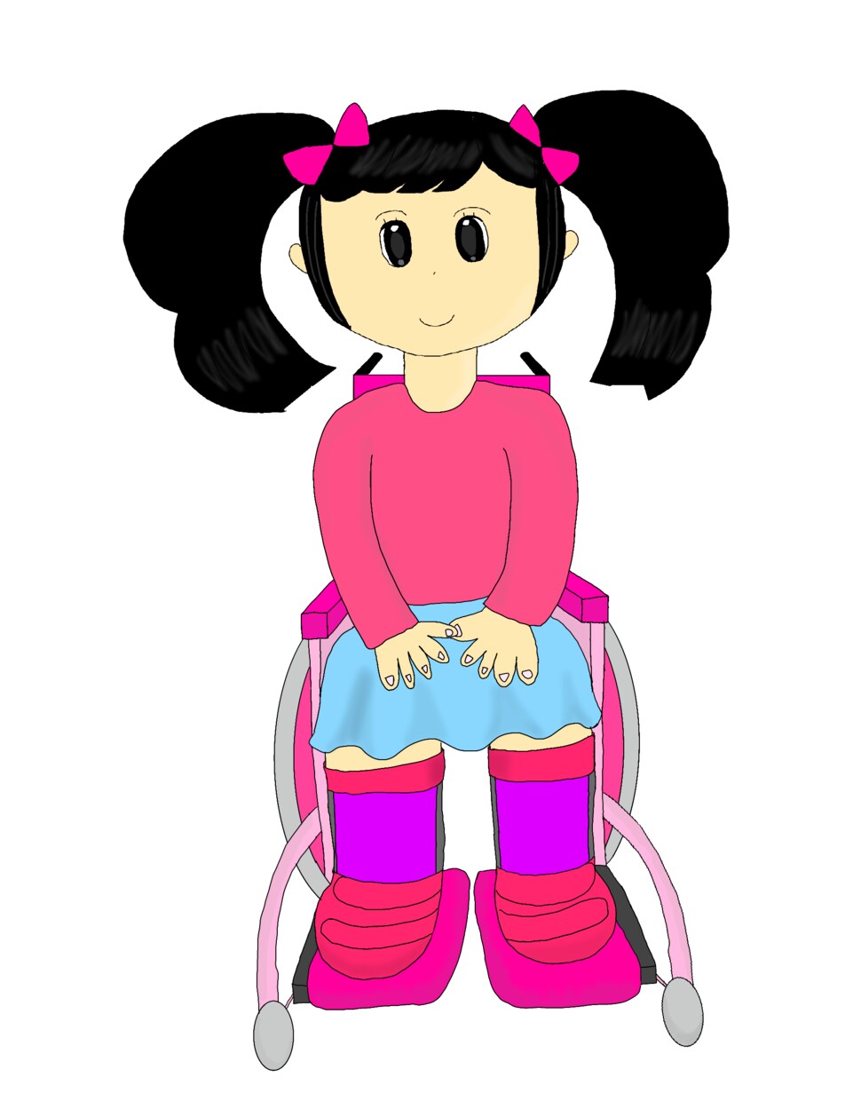 グッズのイラスト描きます デフォルメの可愛い女の子のグッズ作りたい方に イメージ4
