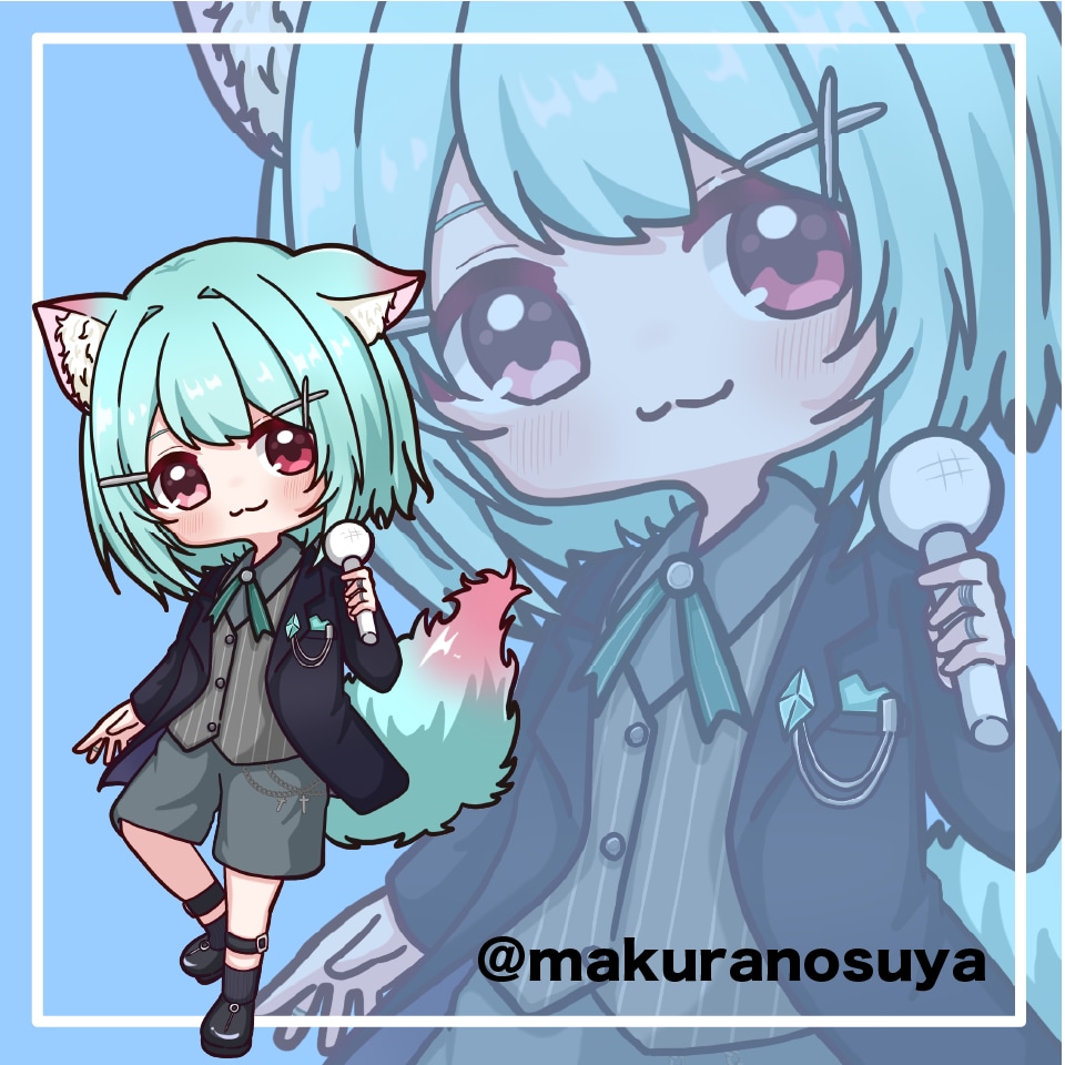 商用利用OK！最短2日！可愛いミニキャラ描きます VTuberや配信者さんにおすすめ！！✨️ イメージ7