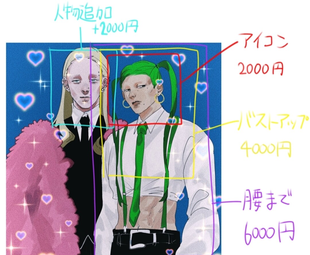 商用ok　少しダークな一枚絵描きます リアル寄りだけどリアルすぎないイラストが得意です！！ イメージ2