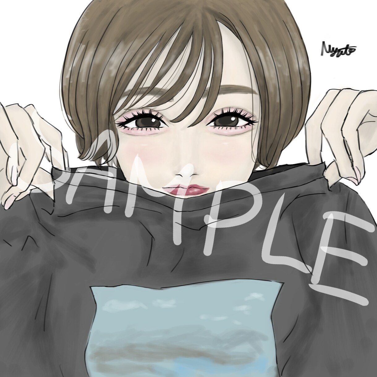 オリジナルの似顔絵を描きます アイコンやプロフィール画像などにご利用いただけます。 イメージ3