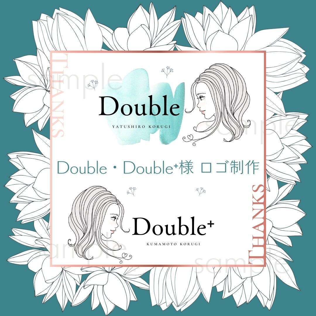 世界にひとつ♡可愛いイラストロゴをお作りします 資格保有デザイナーが手描きの温かみで差別化をお手伝い♬ イメージ3