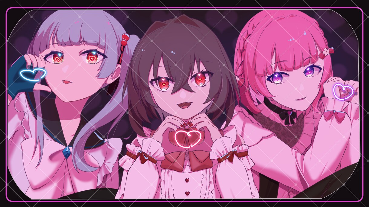 シンプルでカッコイイイラスト制作いたします 歌ってみたに使える安価でクオリティの高いイラスト制作します イメージ6