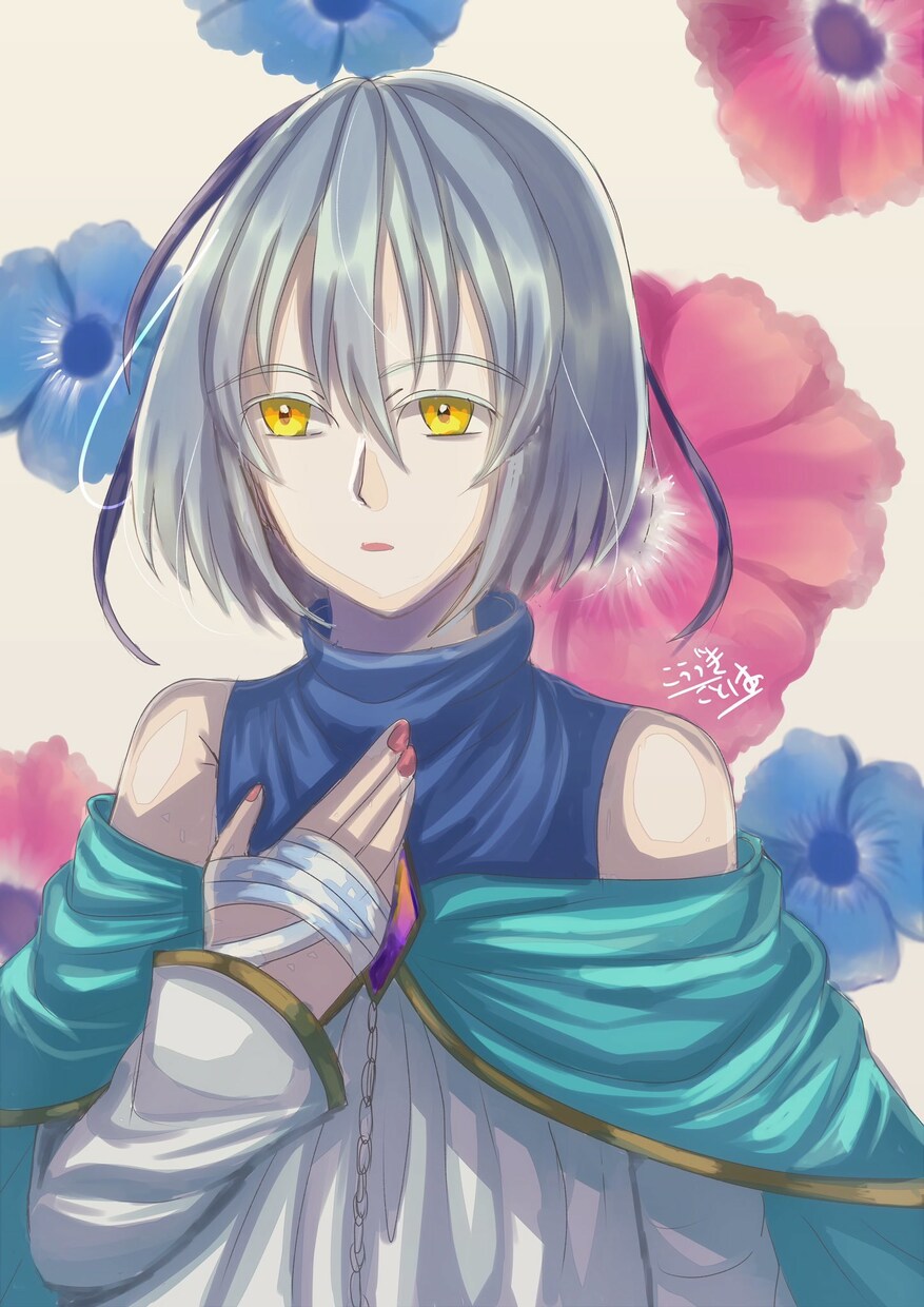 同人誌の表紙作成します 透明感のあるイラストを好む方へ イメージ5
