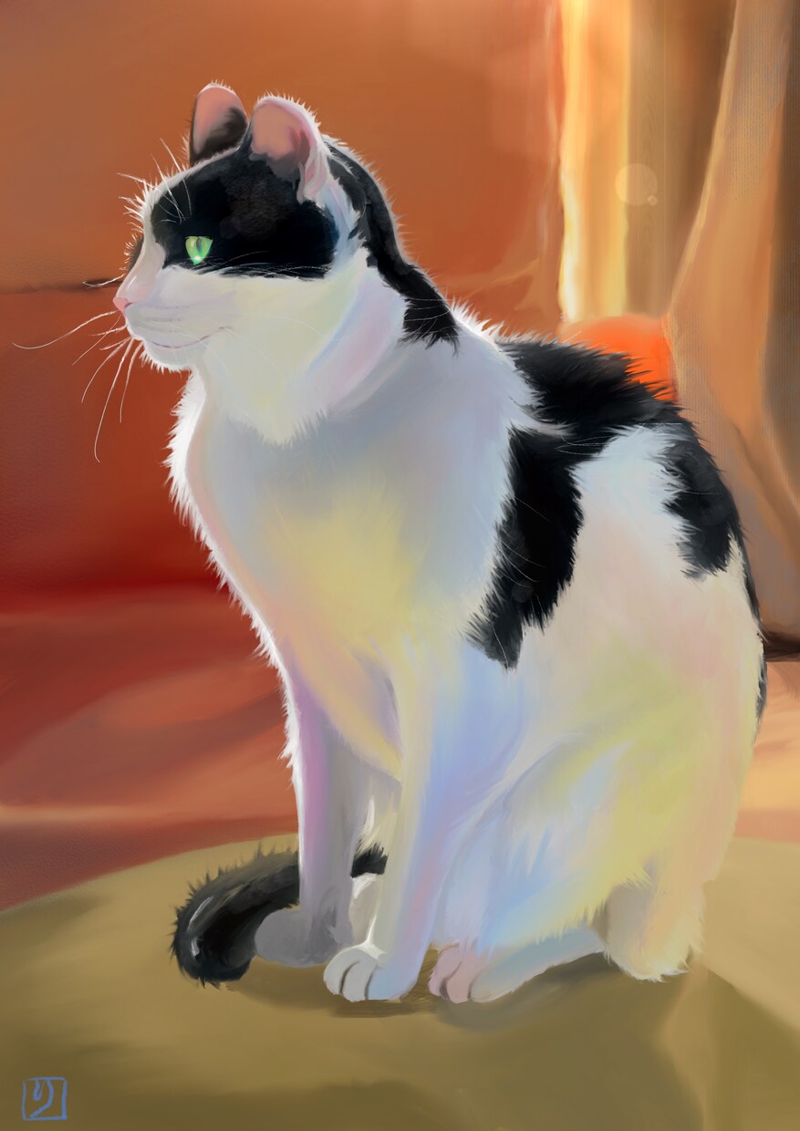 大切なペットのイラストを作成します 写真を形にしませんか？色鮮やかで細かいタッチのイラスト作成 イメージ2