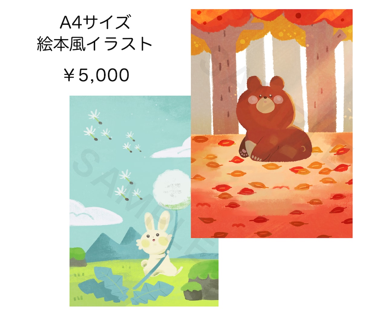 かわいい！ほっこりするアイコン・挿絵描きます アイコンやブログ、書籍の挿絵など可愛くあしらいます イメージ2