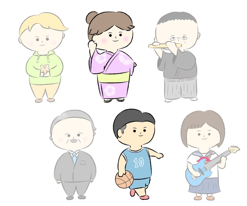 ほんわか似顔絵風イラスト描きます ペットの追加も可！アイコンやお店の広告等にご利用頂けます！ イメージ7