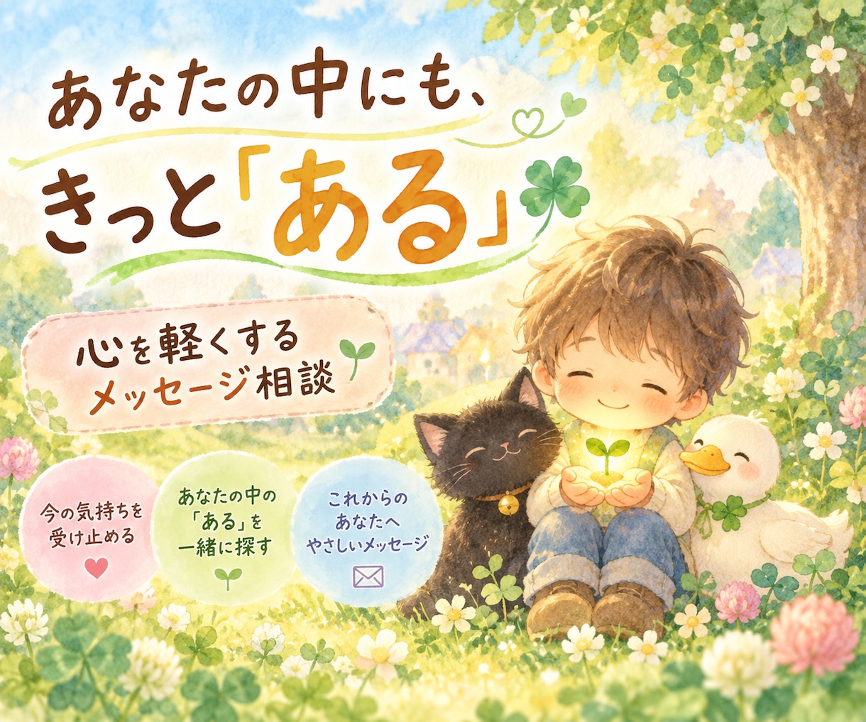 あなたの中の「ある」をみつけます 心のお荷物ちょこっと置いてあなたの中の「ある」を見つけましょ イメージ1