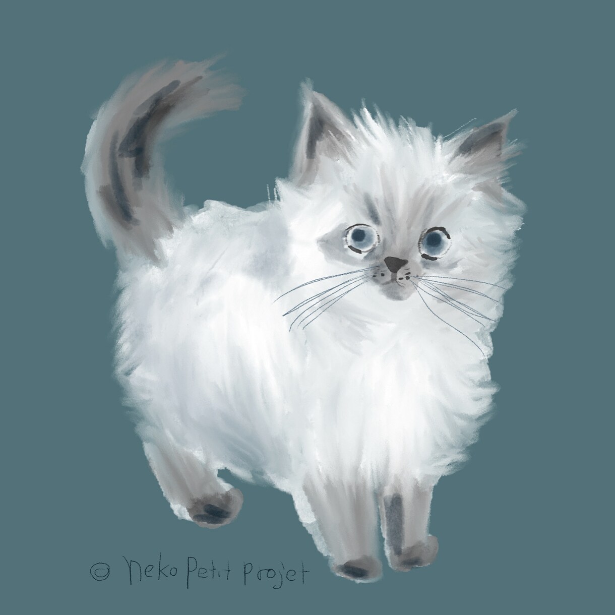 あなたの愛猫を描きます 愛猫の魅力をアートに！世界に一つだけのペットポートレート イメージ5