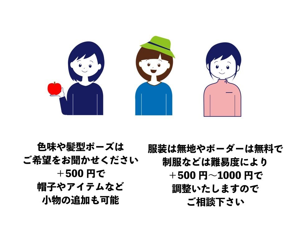 シンプルでかわいいアイコン描きます お手頃価格！！ai納品も可能！！ イメージ2