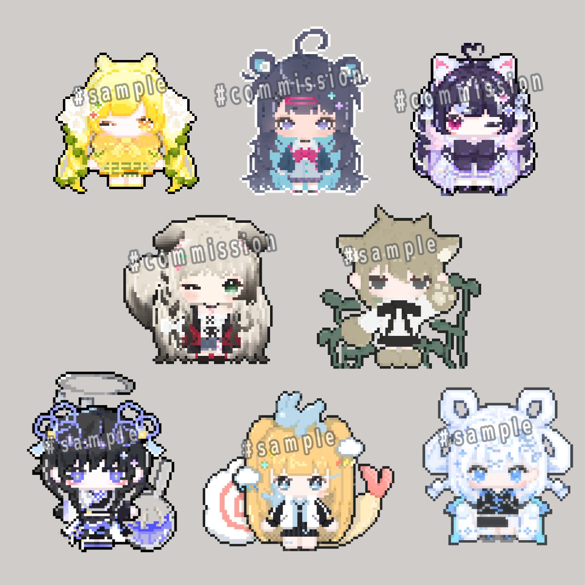かわいいドット絵製作します 商用利用込！キャラやお写真をドット絵にいたします! イメージ5