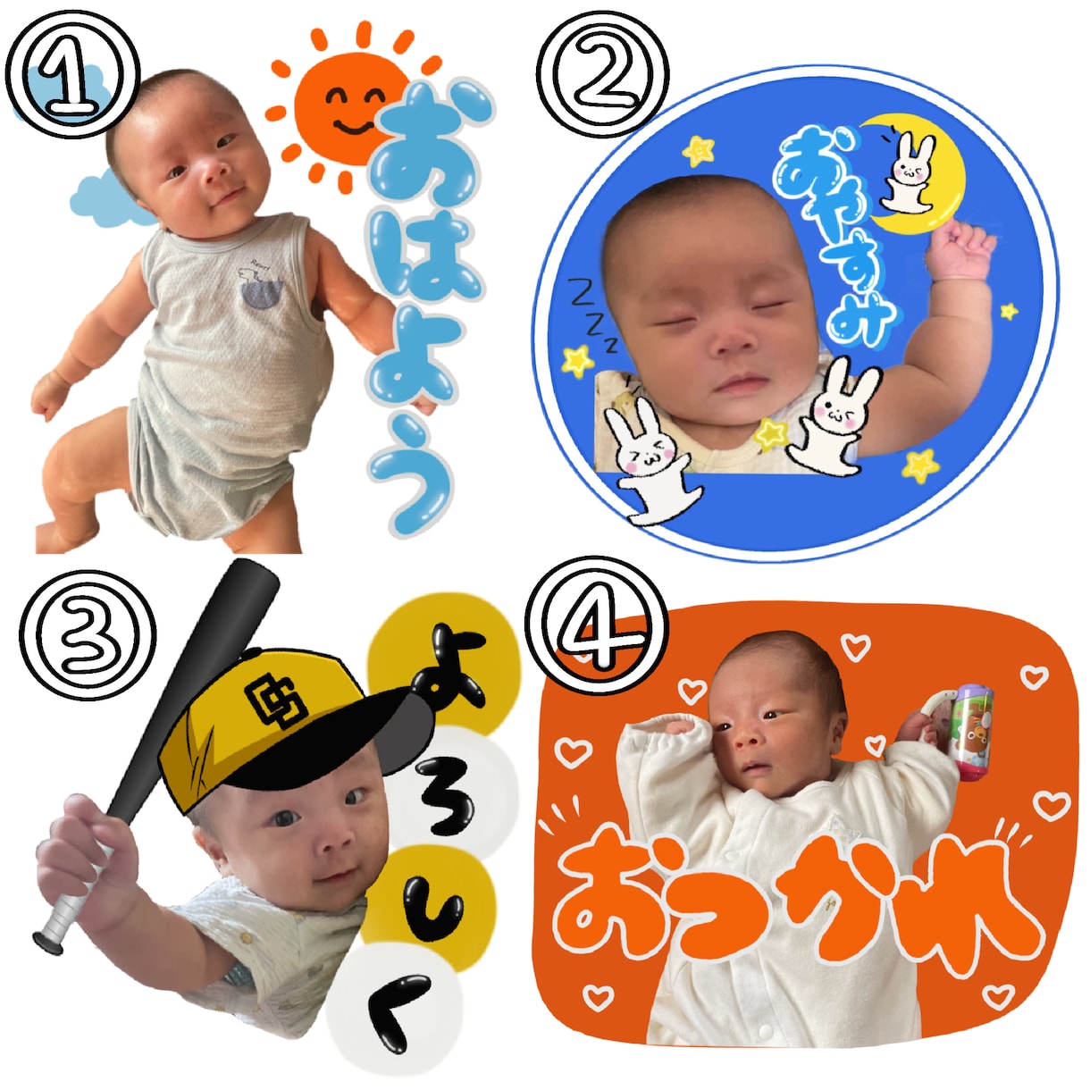 LINEスタンプをフルオーダーでお作りします お子様や、ペットの可愛いLINEスタンプ作ってみませんか？ イメージ2