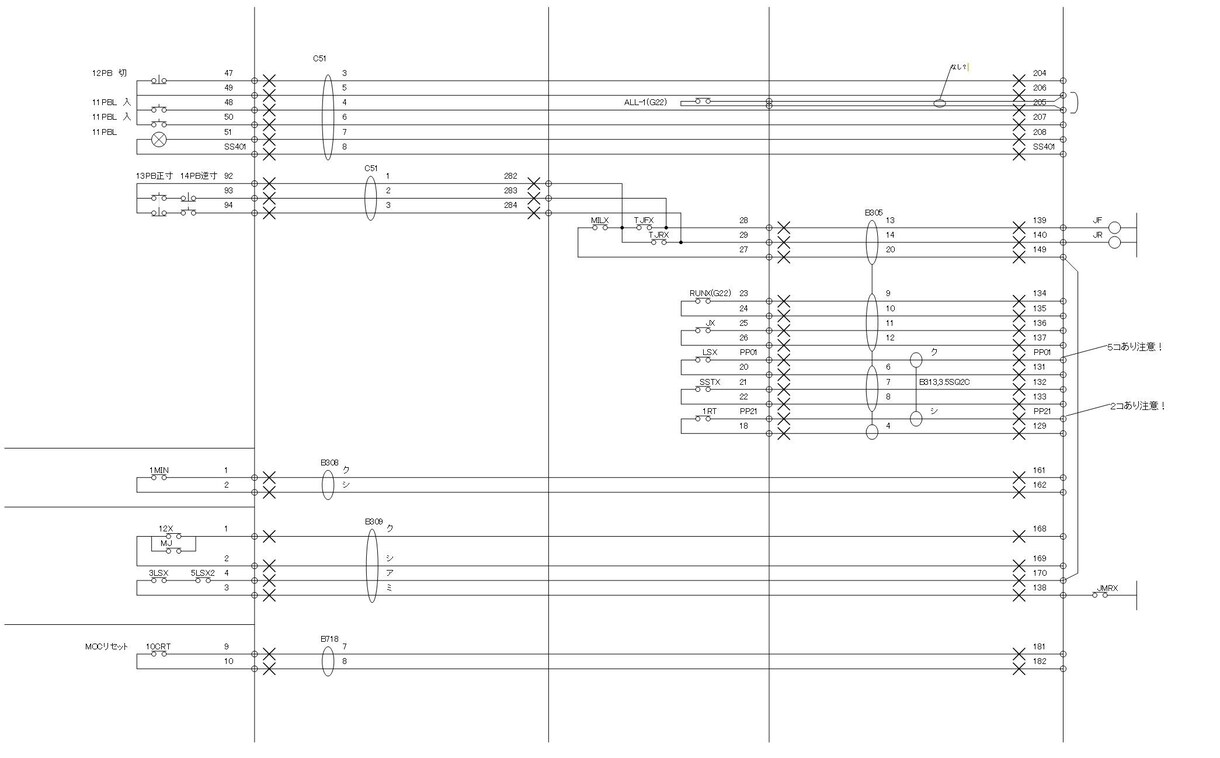 制御盤、電機品等の、配線図、配線接続図を作成します 海外製電気品とのI/F図、また、解線、離線資料を作成します イメージ4
