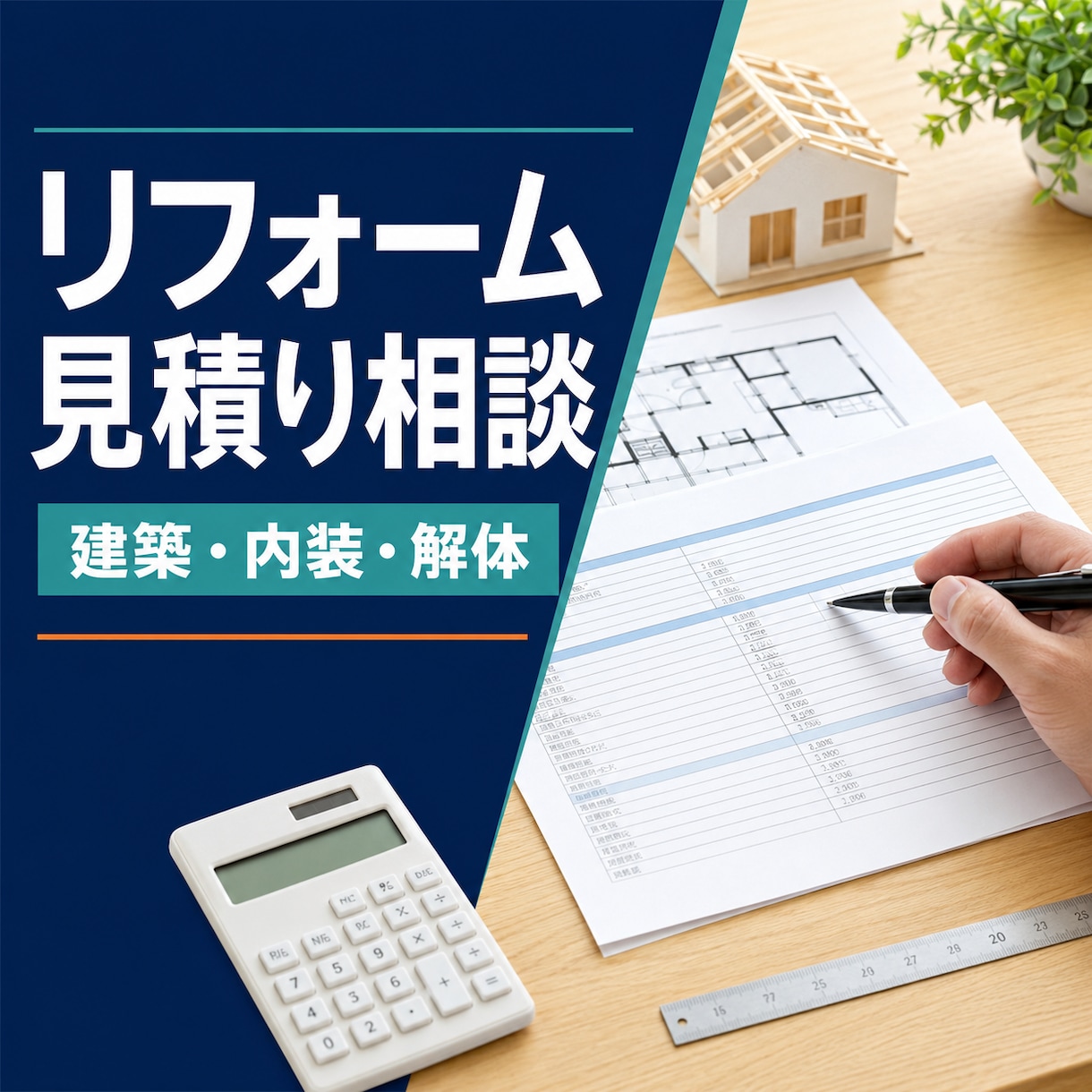 建築・内装・解体の見積書を現場目線で確認します 契約前に見積内容と確認事項を分かりやすく整理 イメージ1
