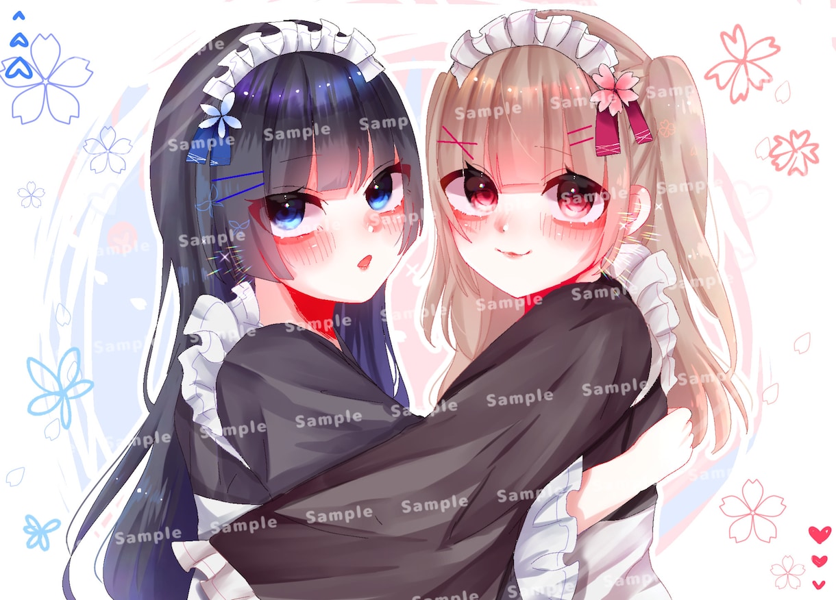 アイコン.ペア画.立ち絵描きます あなたのためにかわいいをお届け致します。 イメージ6